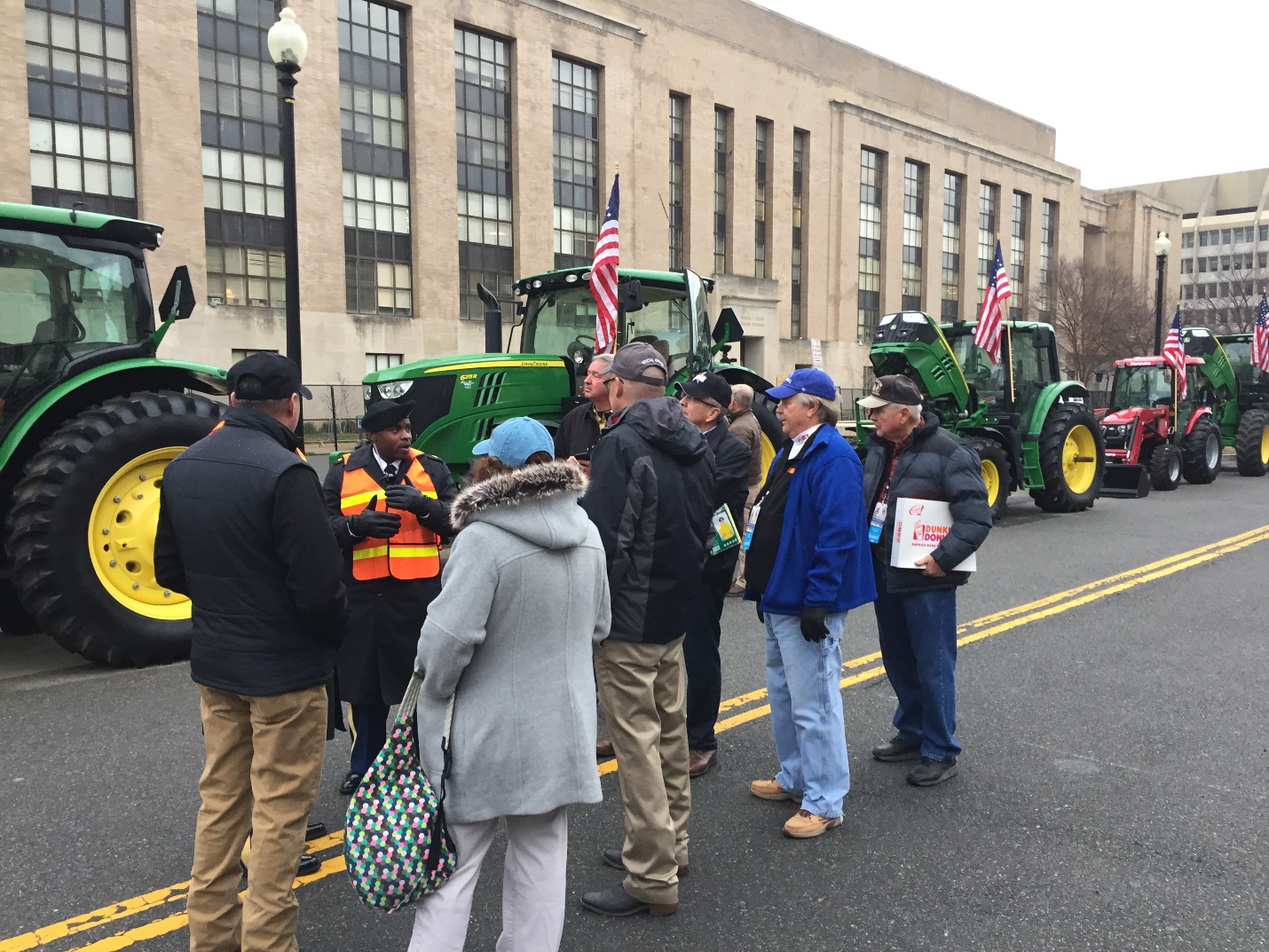 NAFB Presidents Drive Tractors In Inaugural Parade NAFB